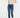 High Rise Hem Detail Ankle Skinny