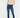 High Rise Hem Detail Ankle Skinny