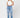 Distressed Raw Hem Mom Jeans