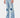 Knee Destroyed Slim Flare Denim