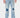 Knee Destroyed Slim Flare Denim