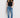 High Rise Raw Step Hem Ankle Skinny Jeans
