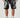 Allover Hand Doodling Puff Print Shorts