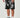 Allover Hand Doodling Puff Print Shorts