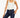 High Rise Button Down Cuffed Bermuda Jeans