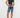 High Rise Cuff Bermuda Jeans
