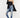 High Rise Fray Hem Ankle Skinny