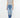 High Rise Fray Hem Ankle Skinny Jeans