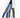High Rise Hem Detail Slim Straight Jeans