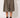 Lurex Fabric Pleated Midi Skirt