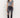 High Rise Stretch Distressed Crop Slim Straight Jeans