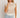 Round Neck Ruffle Sleeve Stripe Knit Top