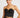 3D ROSETTE BUSTIER TOP