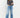 Mid Rise Raw Hem Wide Leg Jeans