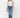 Mid Rise Crop Slim Straight Jeans