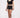 Washed Black Cuffed Raw Hem Denim Shorts