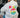 Multi Color Lettering Peace Symbol Button Up Shacket