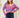 Suéteres tipo jersey de punto con cuello en V y punto de canalé multicolor