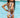Swim Float On Ruffled One-Piece in Citrus Lemon